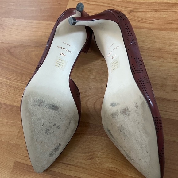 Women’s Cole Haan Nera Pump on Burgundy Sz. 9.5 - Picture 4 of 6